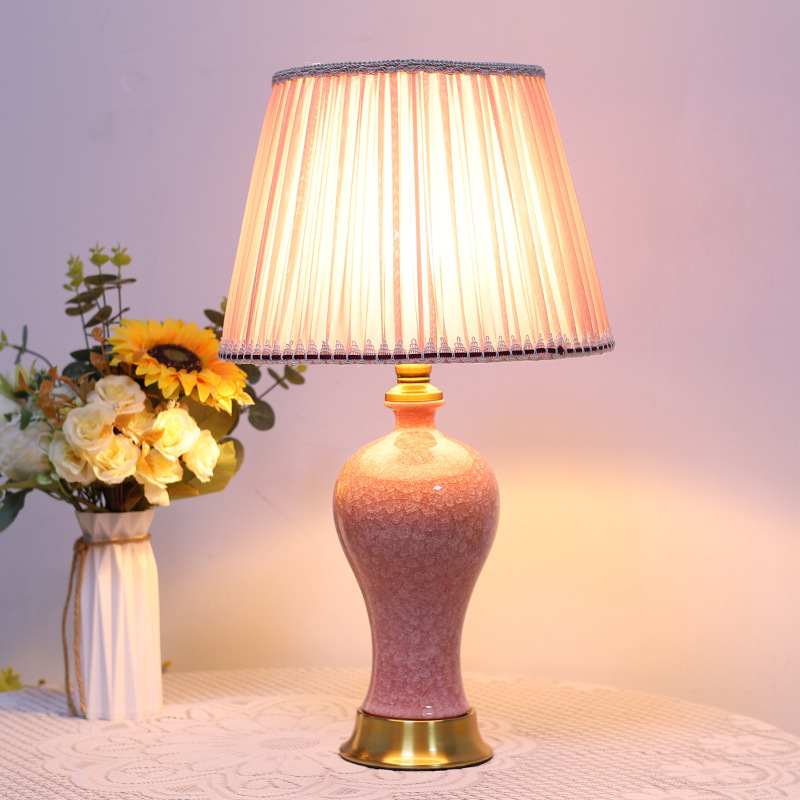 Vase Decor - Jingdezhen ceramic vase desk lamp, Chinese