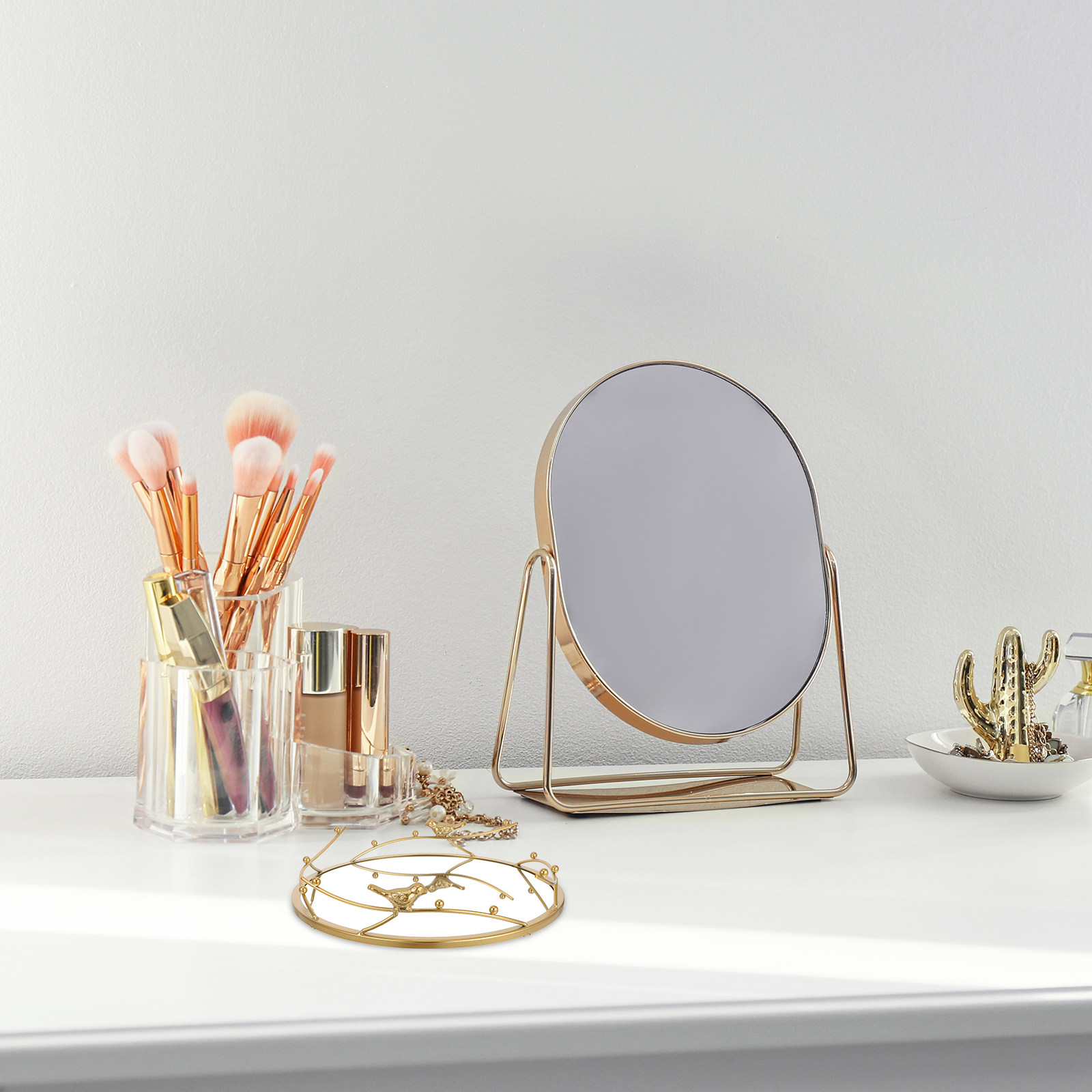 Nordic Golden Mirrored Vanity  - Decorative Mirror recension och pris
