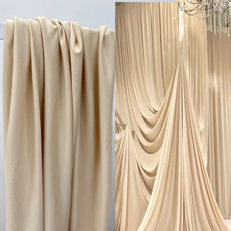 White  Coffee Milk Silk Stretc - Curtain Curtain recension och pris