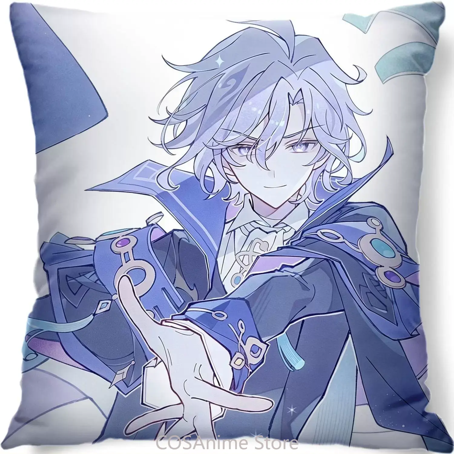Mitya Genshin Impact Cosplay P - Throw Pillow recension och pris