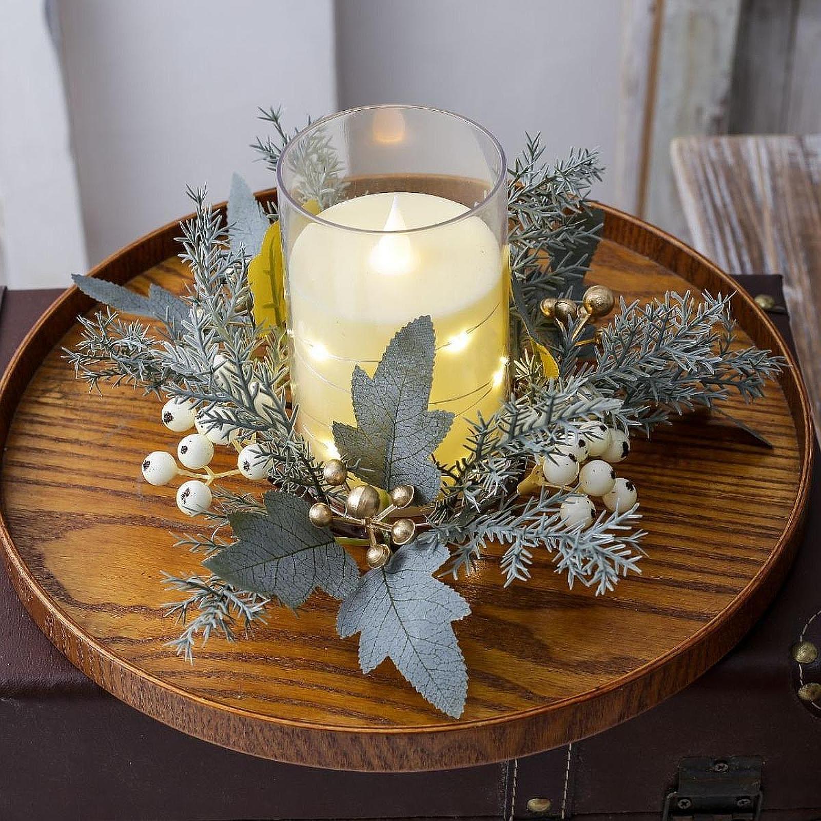 Handmade Artificial Flower Can - Candle Holder Decor recension och pris