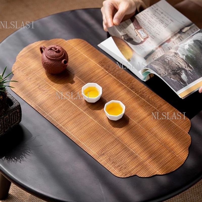 Natural Woven Bamboo Tea Mat N - Table Runner recension och pris