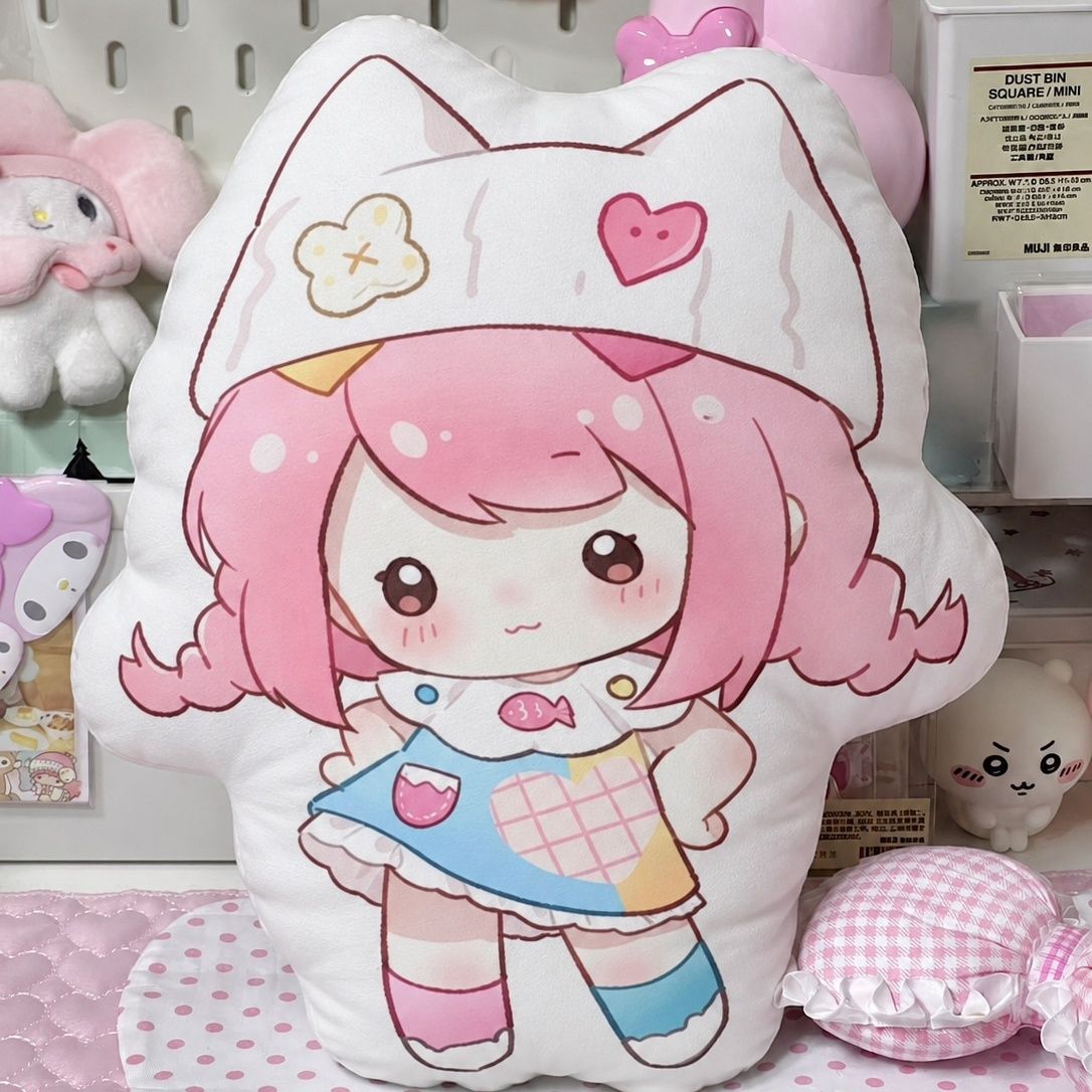 Infinity Nikki  Anime Cosplay  - Throw Pillow recension och pris
