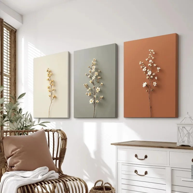 Multiple sizes 3pcs frameless  - Abstract Canvas Set recension och pris