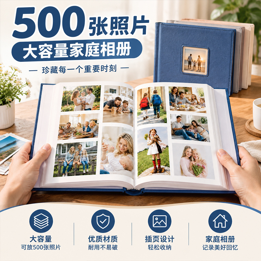 6x4 Inch Photo Album with 500  - Picture Frame recension och pris