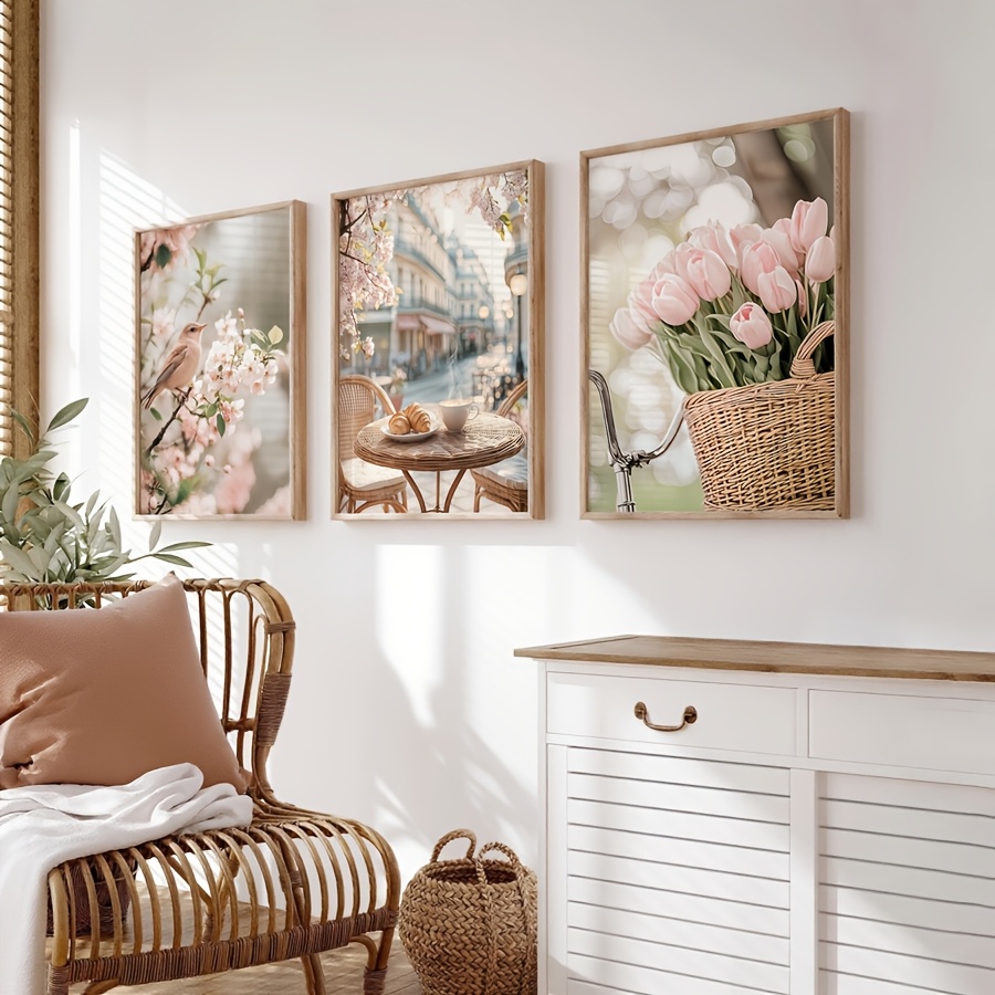 3pcs/set Romantic Paris Street - Abstract Canvas Set recension och pris