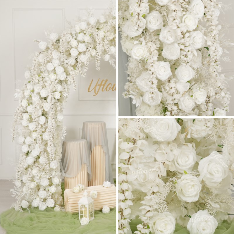5D Luxury White Rose Babysbrea - Table Runner recension och pris