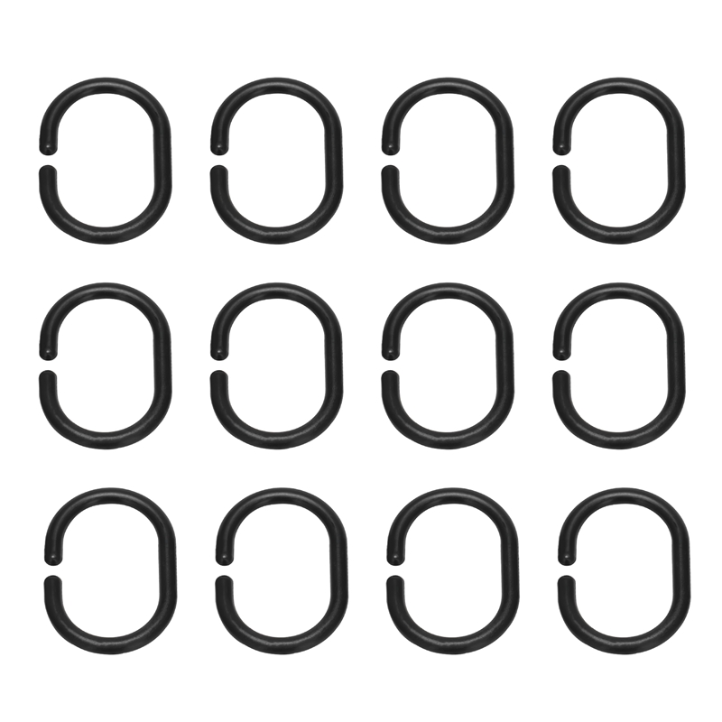 24 PCS Shower Curtain Rings Pl - Curtain Curtain recension och pris