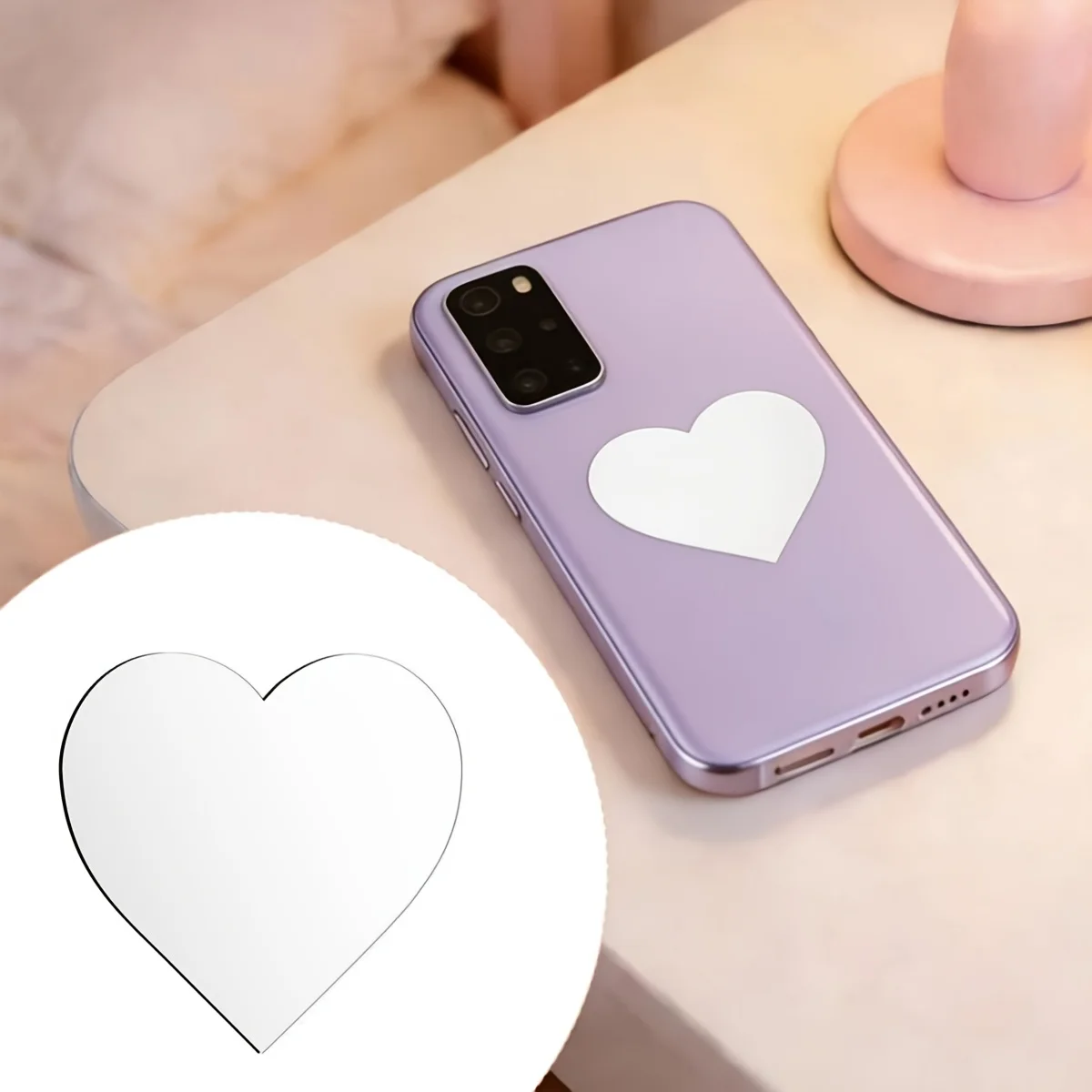 2pcs Phone Mirror Stickers,Mak - Decorative Mirror recension och pris