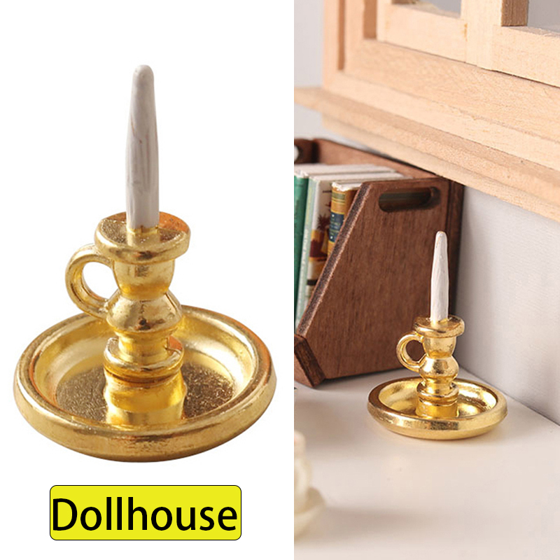 1:12 Dollhouse Miniature Candl - Candle Holder Decor recension och pris