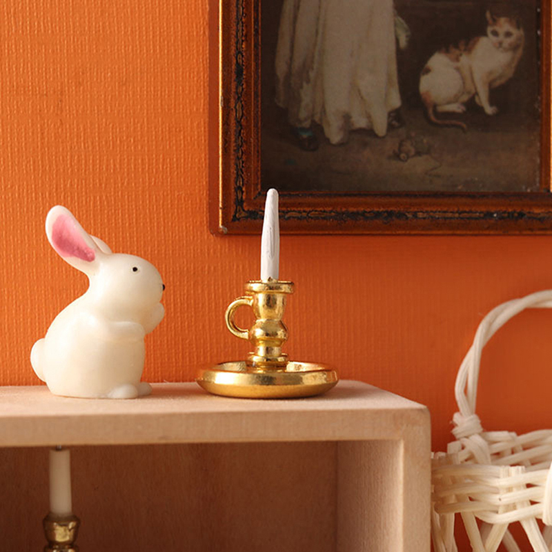 1:12 Dollhouse Miniature Candl - Candle Holder Decor recension och pris
