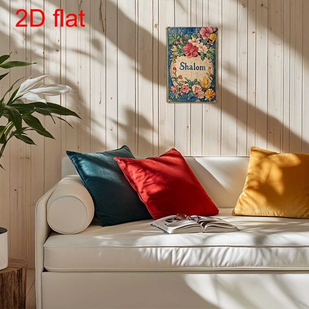 CIFBUY Vintage Floral Shalom A - Wall Art recension och pris