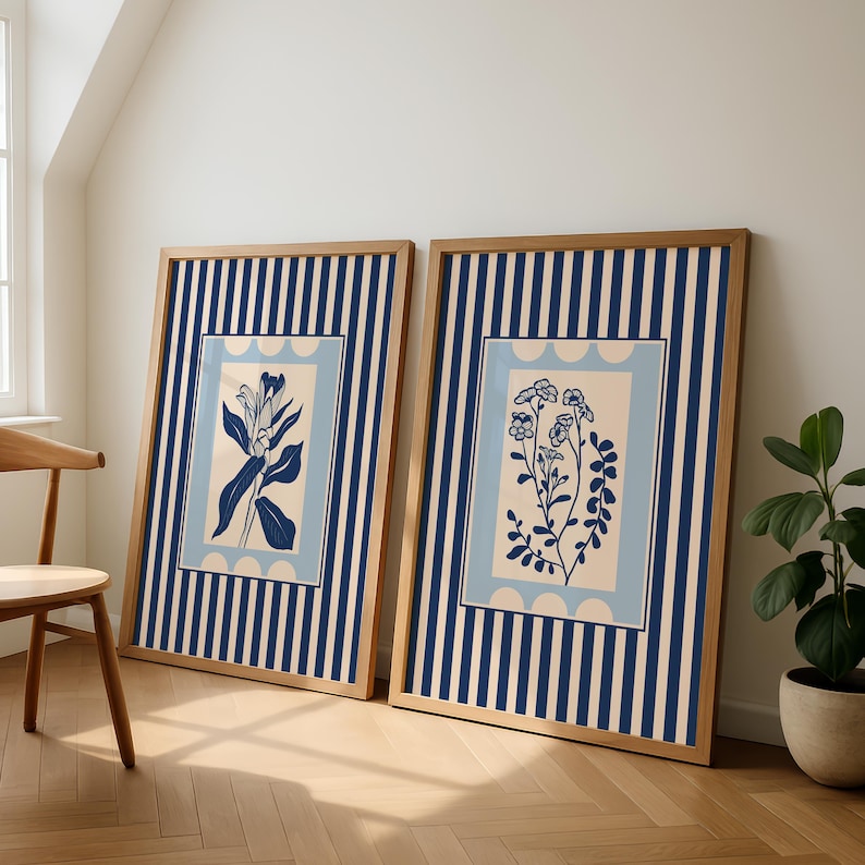 2pcs/set Bohemian Style Plant  - Abstract Canvas Set recension och pris